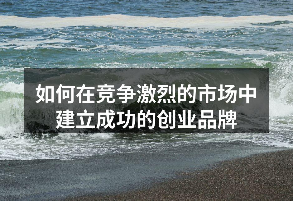 如何在竞争激烈的市场中建立成功的创业品牌
